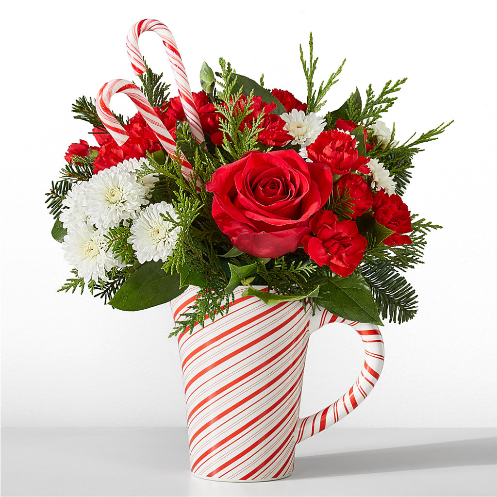 Peppermint Swirl Mug – Bush Flower Shop, North Augusta SC