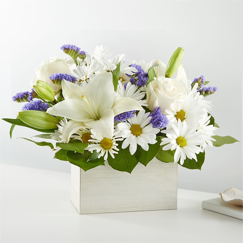 Beyond Blue Box Bouquet – Bush Flower Shop, North Augusta SC