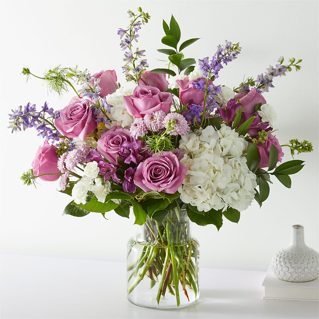 Violet Caress Bouquet – Bush Flower Shop, North Augusta SC