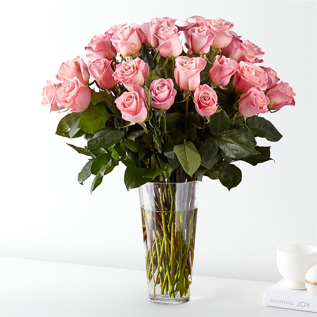Long Stem Pink Rose Bouquet – Bush Flower Shop, North Augusta SC