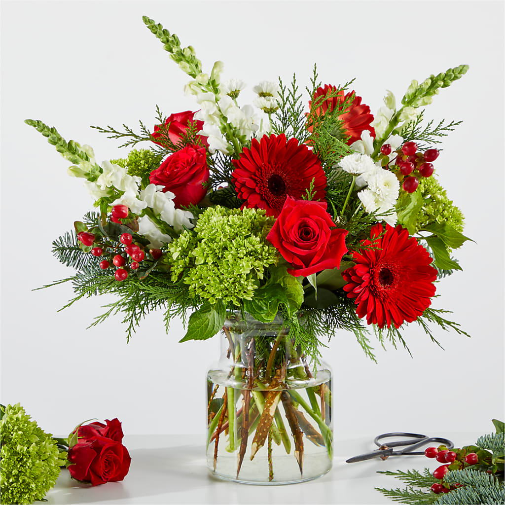 Merry Moment Bouquet – A Florist Original – Bush Flower Shop, North Augusta SC