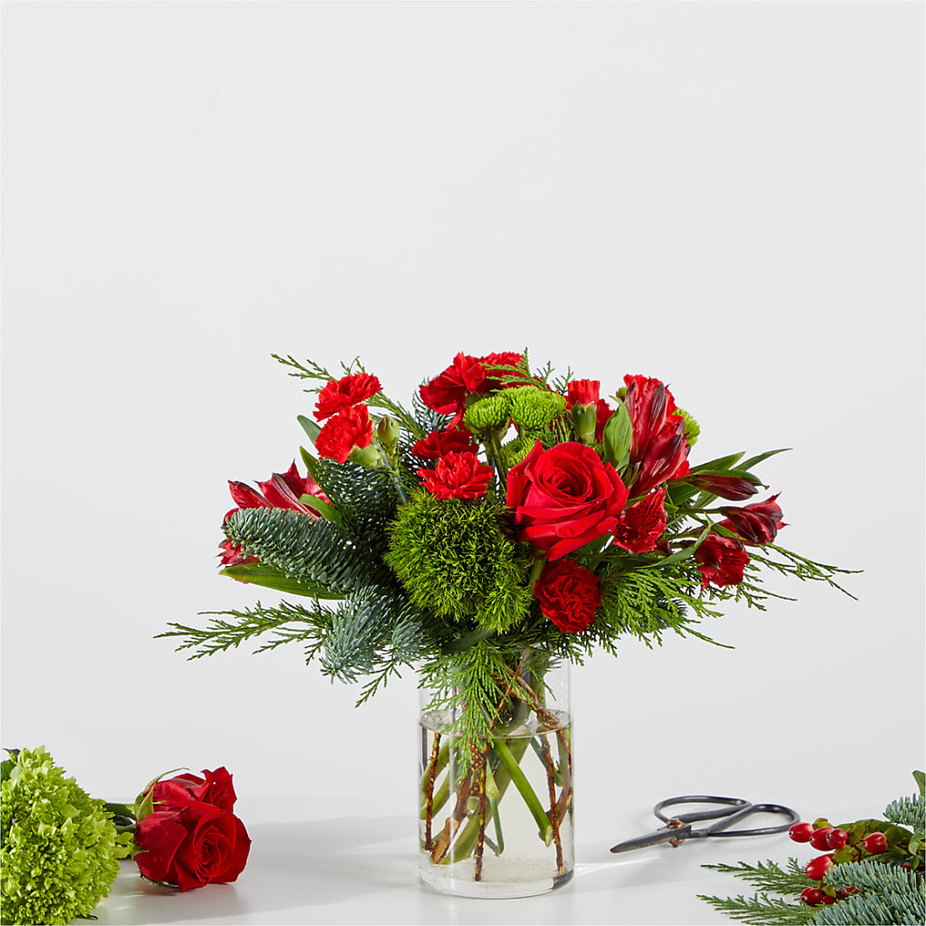 Merry Moment Bouquet – A Florist Original – Bush Flower Shop, North Augusta SC