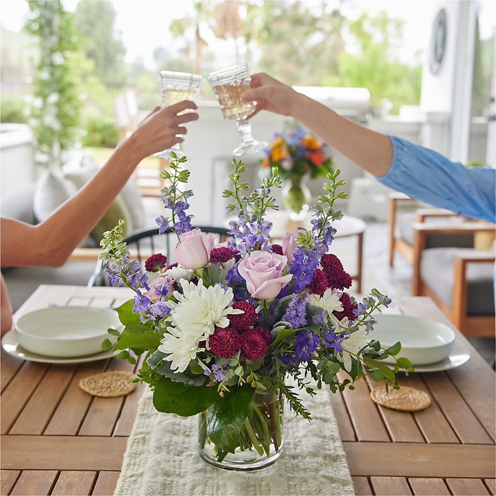 Violet Frost Bouquet – Bush Flower Shop, North Augusta SC