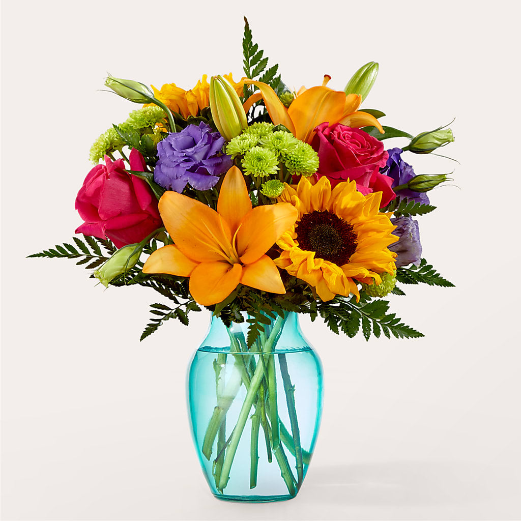 Double Rainbow Bouquet – Bush Flower Shop, North Augusta SC