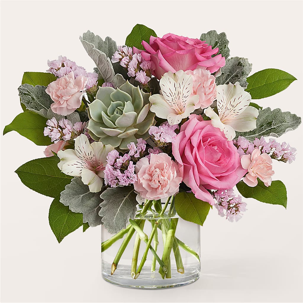 Dusty Rose Bouquet – Bush Flower Shop, North Augusta SC