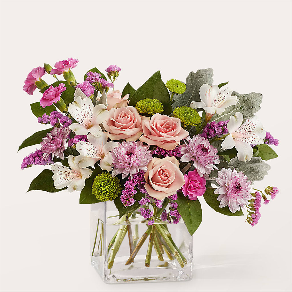 Pink Suede Bouquet – Bush Flower Shop, North Augusta SC