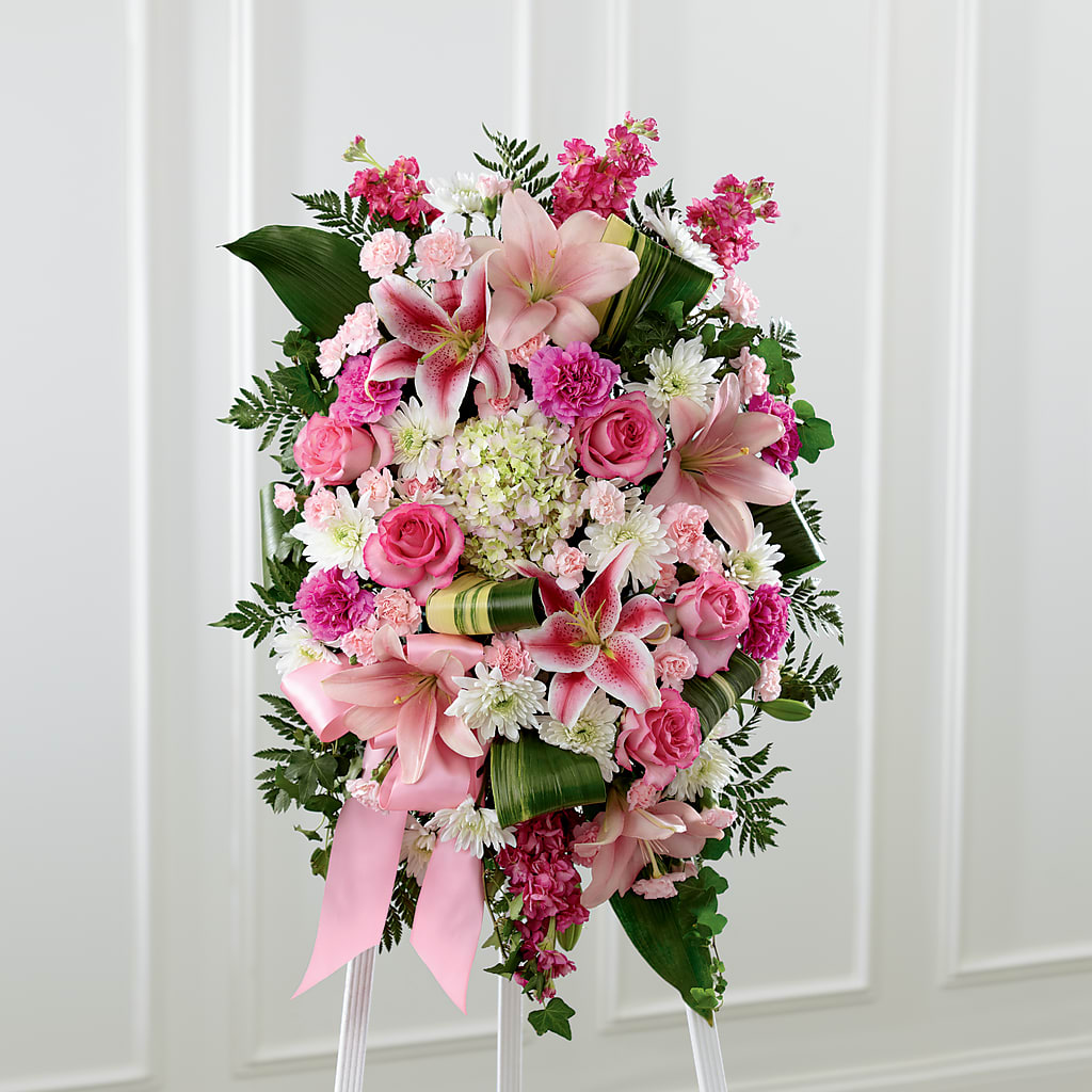 Comforting Standing Spray – Bush Flower Shop, North Augusta SC