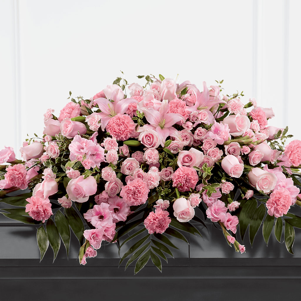 Garden of Comfort Casket Spray (Standard) – Bush Flower Shop, North Augusta SC