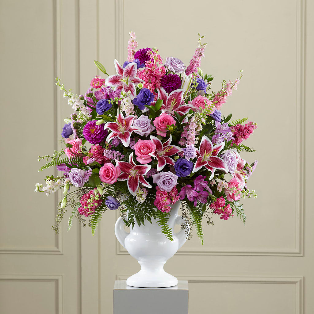Peaceful Tribute Arrangement – Bush Flower Shop, North Augusta SC