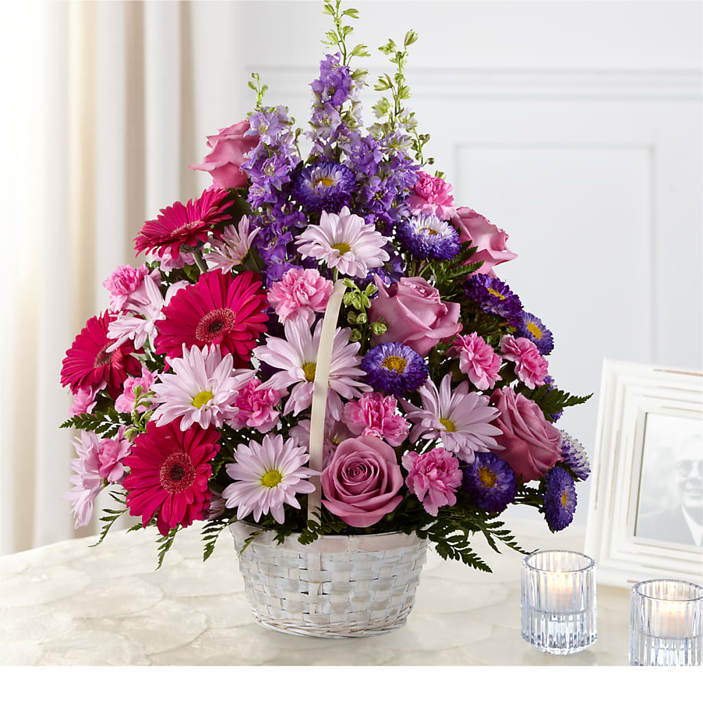 Pastel Peace Basket – Bush Flower Shop, North Augusta SC