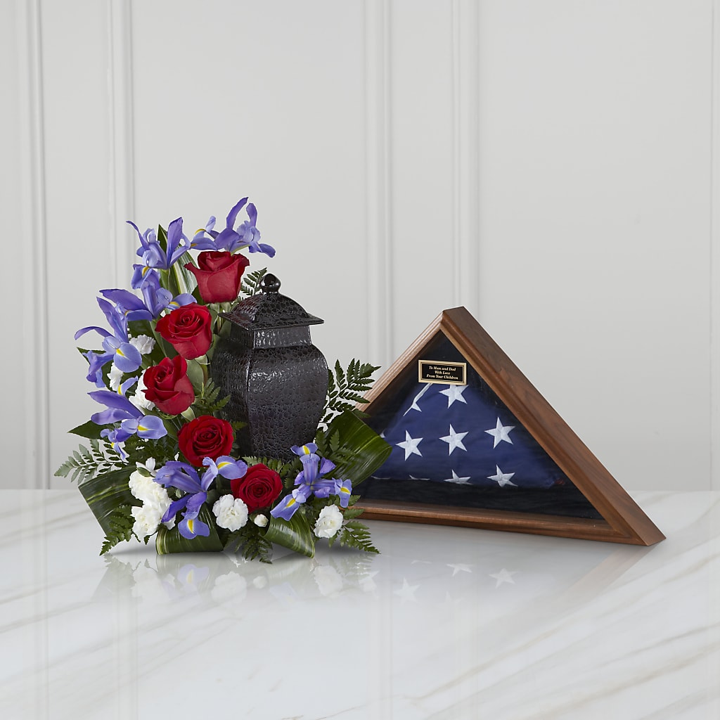Patriotic Tribute Arrangement – Bush Flower Shop, North Augusta SC