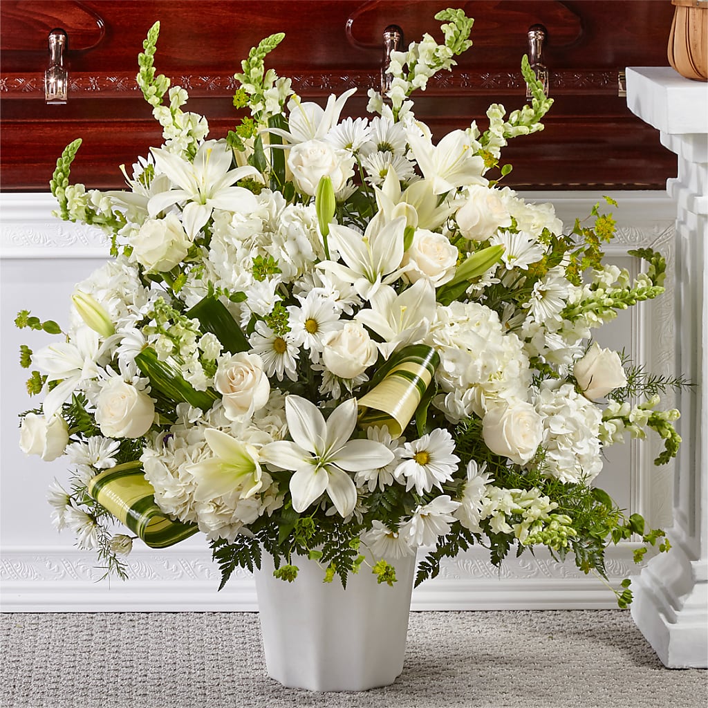 Thoughts of Tranquility Floor Basket – Bush Flower Shop, North Augusta SC