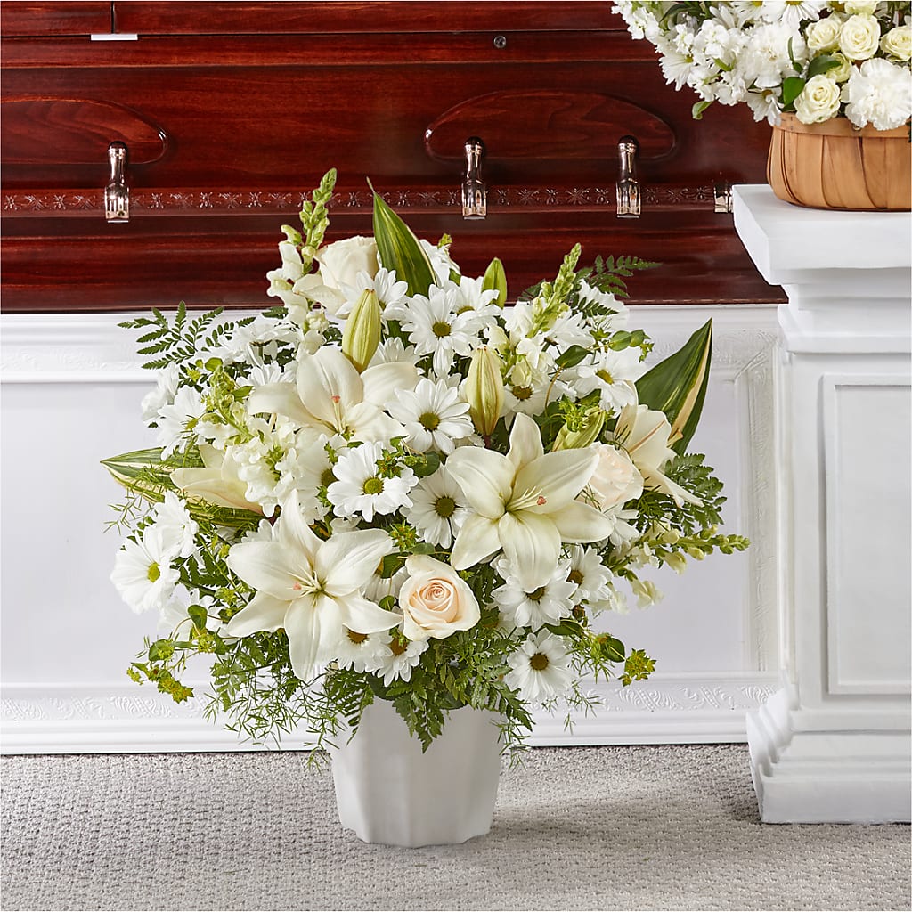 Thoughts of Tranquility Floor Basket – Bush Flower Shop, North Augusta SC