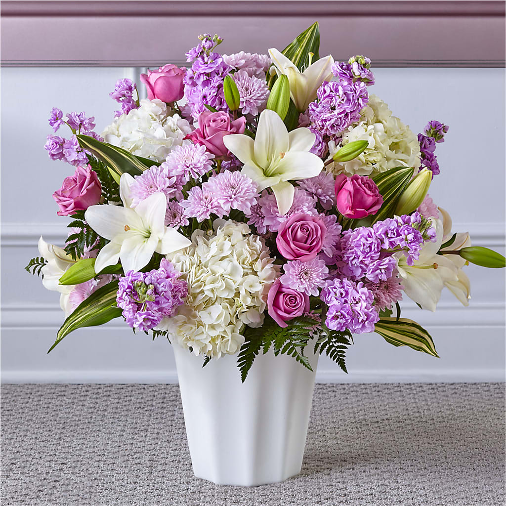 Heaven Sent Floor Basket – Bush Flower Shop, North Augusta SC