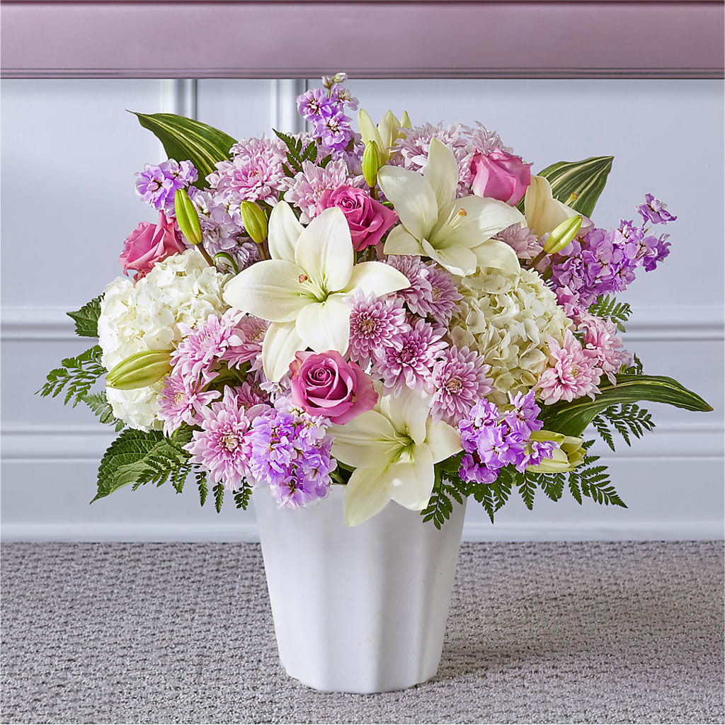 Heaven Sent Floor Basket – Bush Flower Shop, North Augusta SC