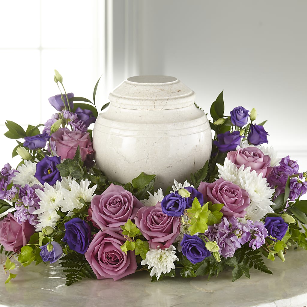 Blooming Sympathy Cremation Adornment – Bush Flower Shop, North Augusta SC