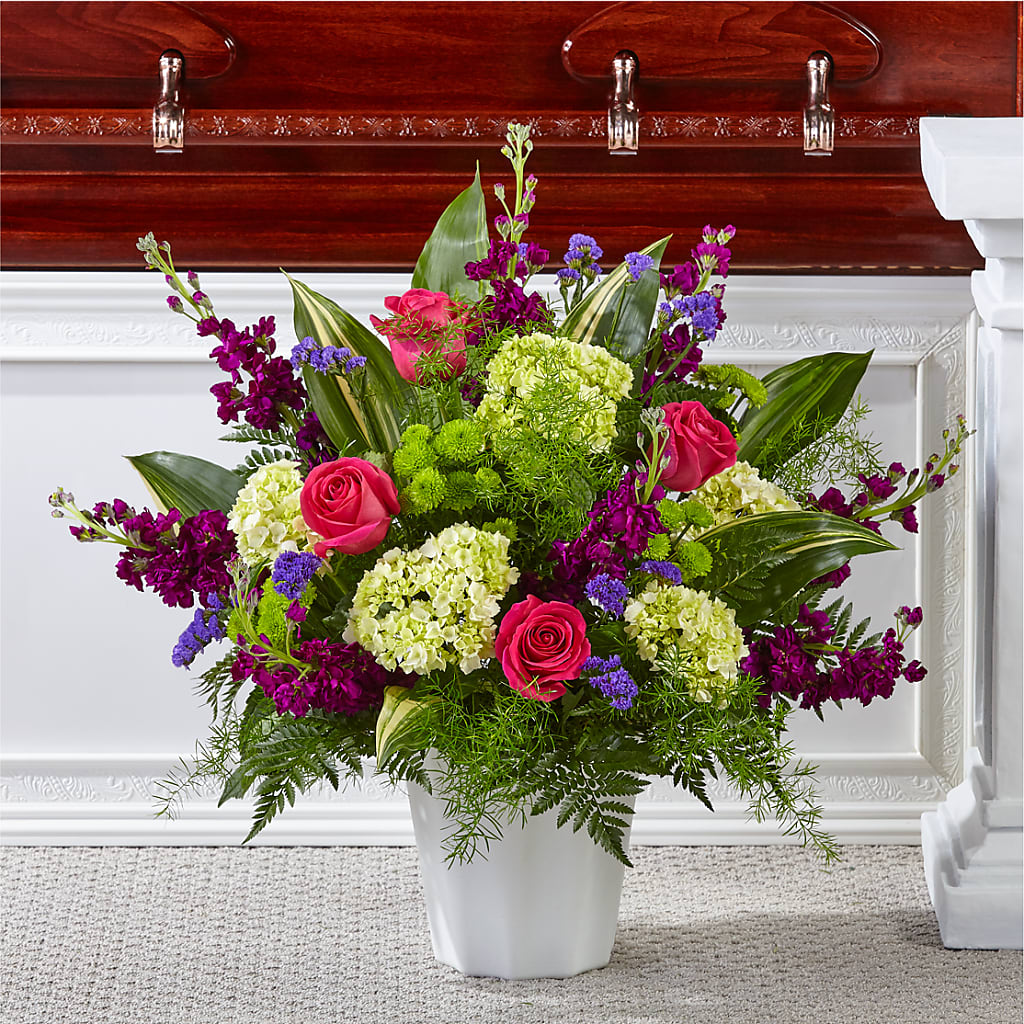 Beautiful Horizons Floor Basket – Bush Flower Shop, North Augusta SC