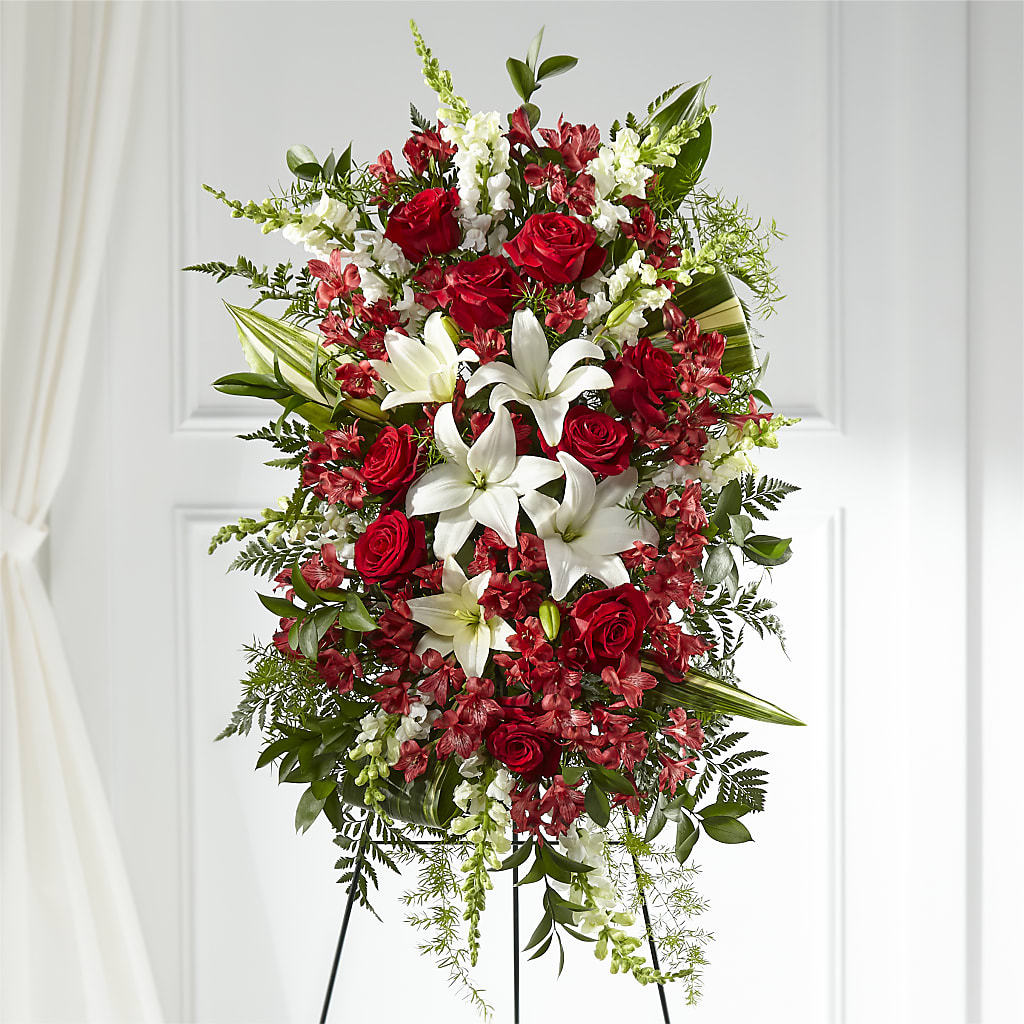 Everlasting Memory Standing Spray – Bush Flower Shop, North Augusta SC