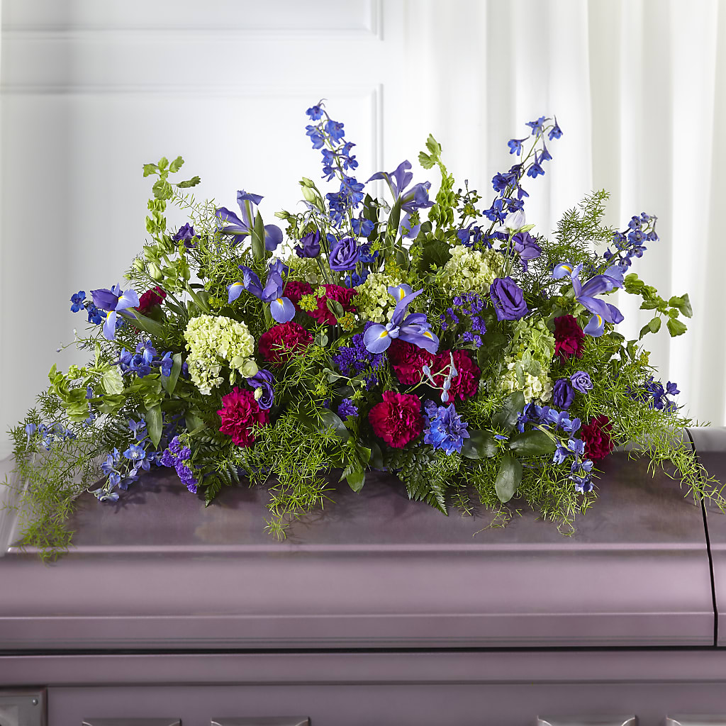 Always Treasured Casket Spray – Bush Flower Shop, North Augusta SC