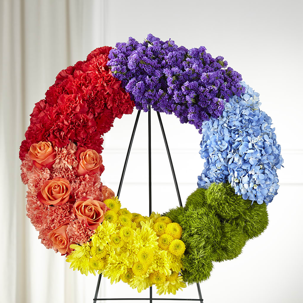 Circle of Love Wreath – Bush Flower Shop, North Augusta SC