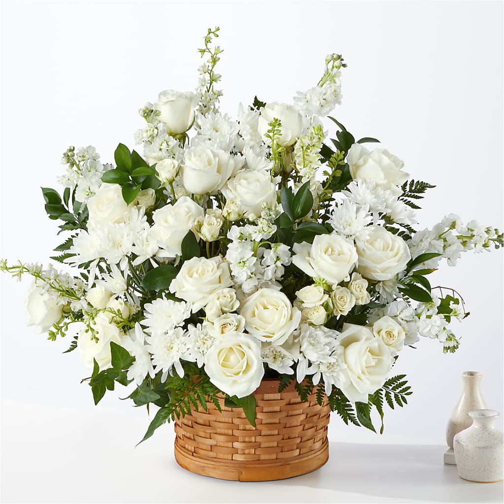 Heartfelt Condolences Arrangement – Bush Flower Shop, North Augusta SC