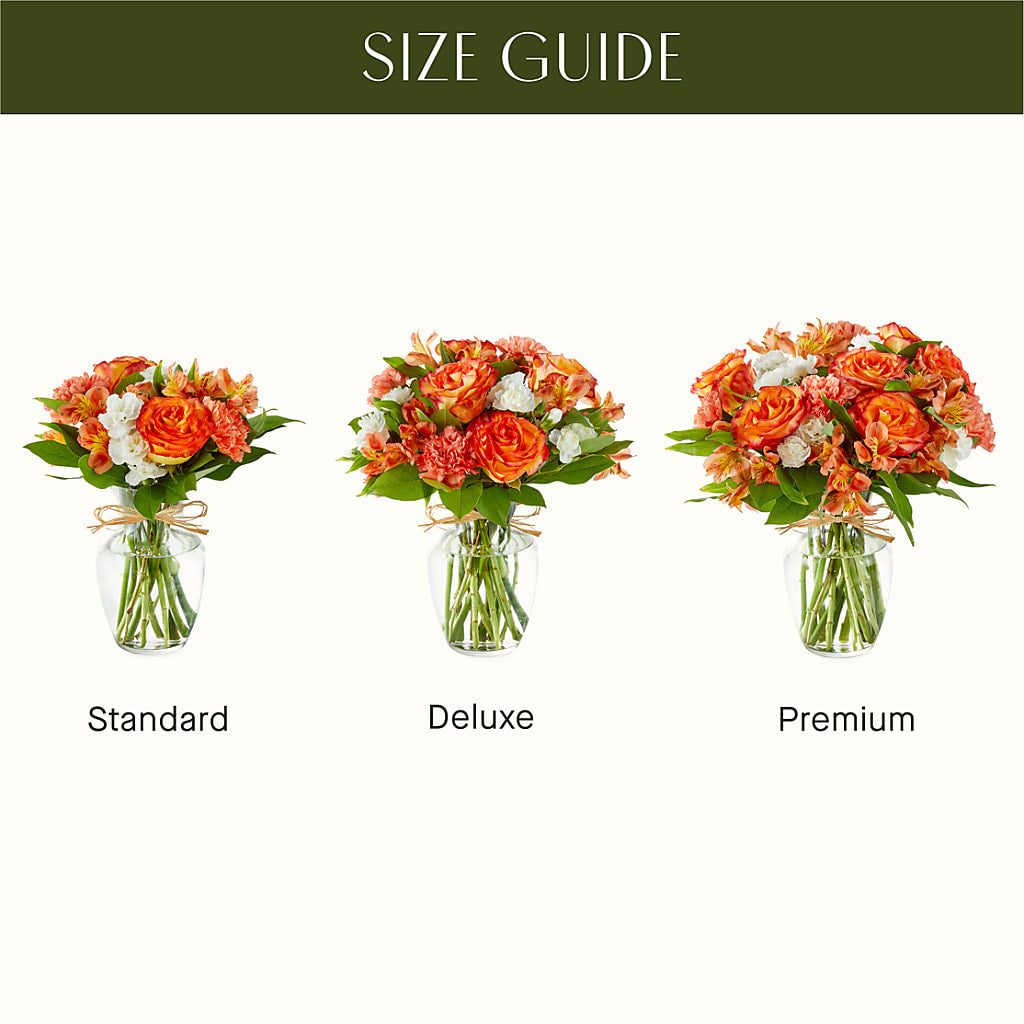 Apricot Glow Bouquet – Bush Flower Shop, North Augusta SC