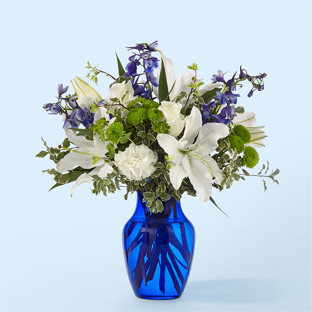 Santorini Bouquet – Bush Flower Shop, North Augusta SC
