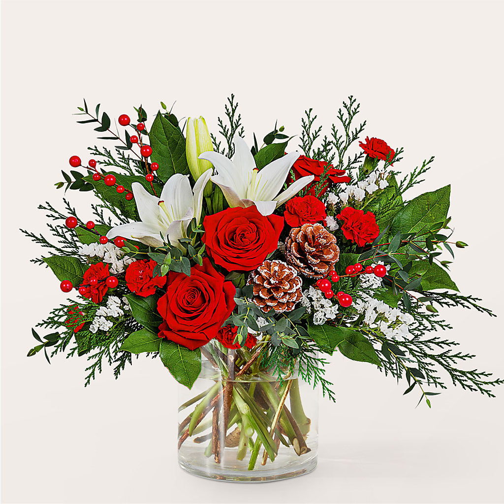 Best in Snow Bouquet – Bush Flower Shop, North Augusta SC