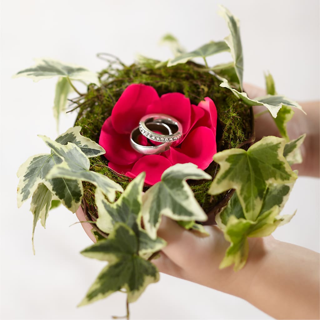 Lila Rose Ring Nest – Bush Flower Shop, North Augusta SC