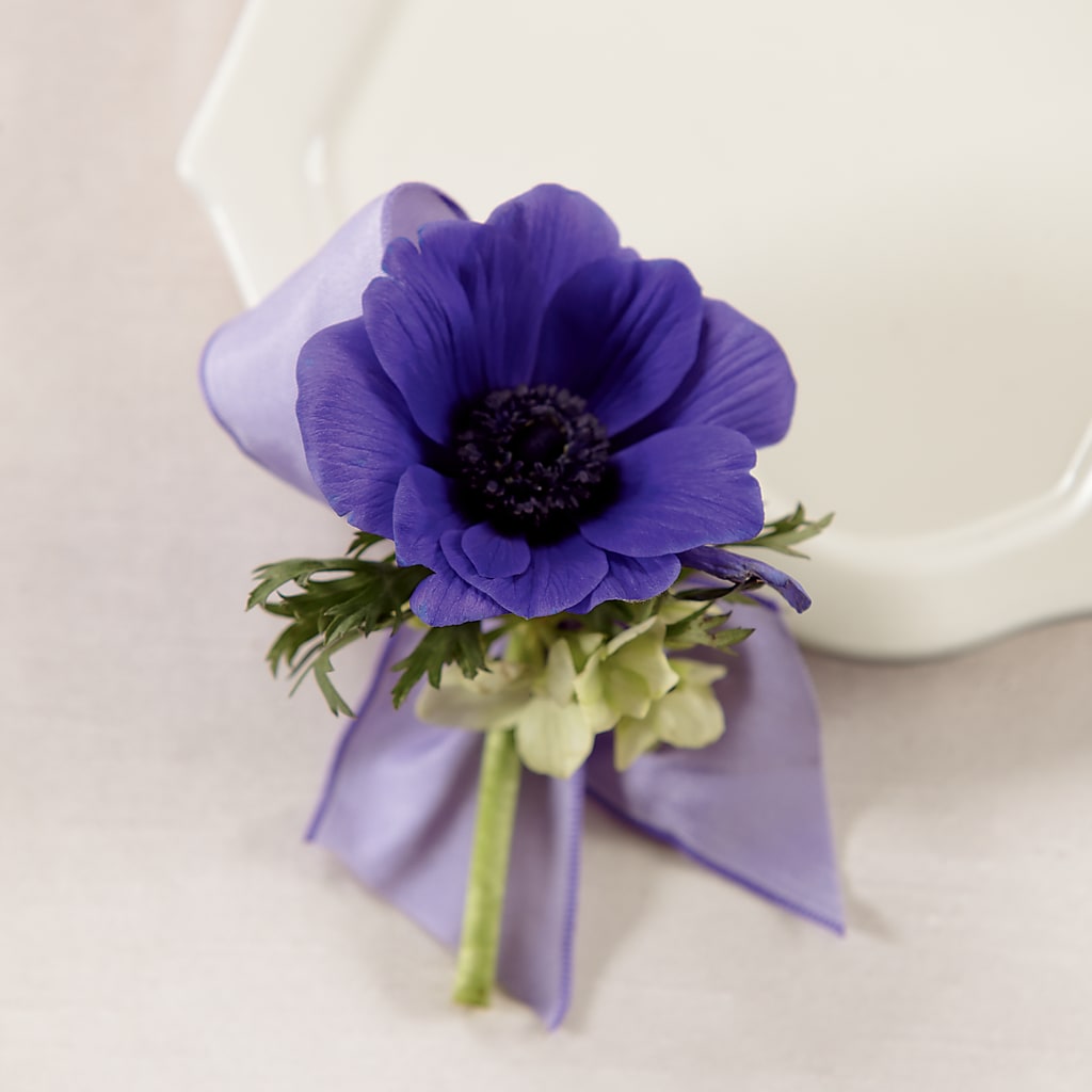 Purple Passion Boutonniere – Bush Flower Shop, North Augusta SC