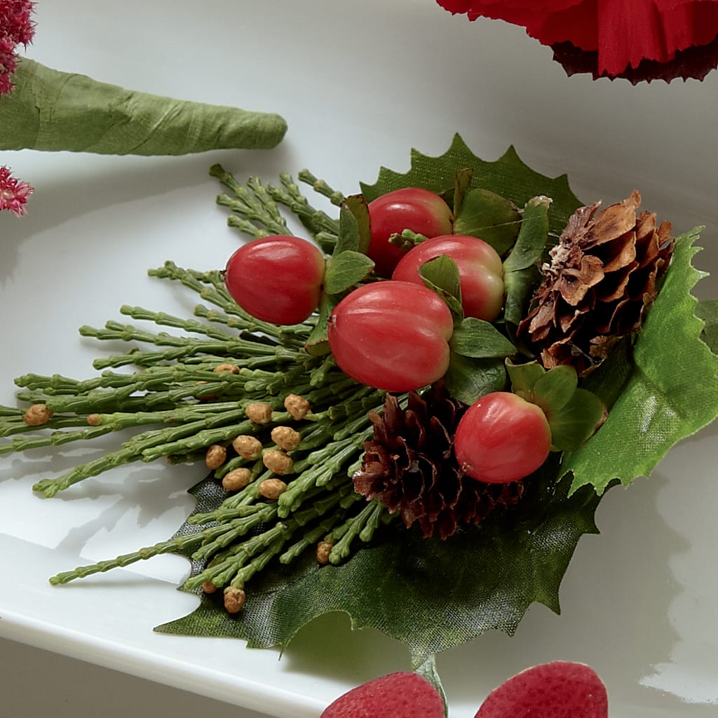 Red Berry Boutonniere – Bush Flower Shop, North Augusta SC