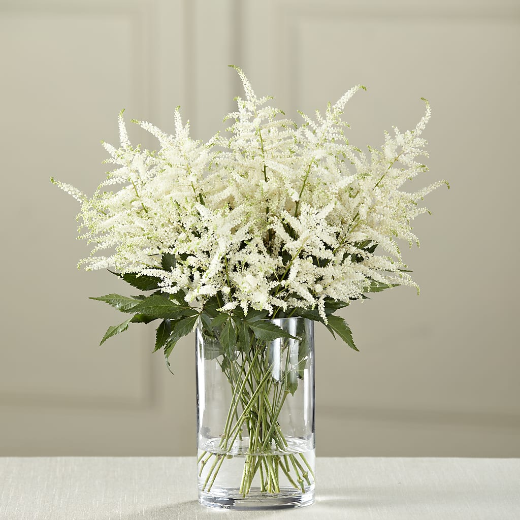 White Astilbe Bouquet – Bush Flower Shop, North Augusta SC