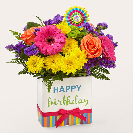Birthday Brights Bouquet –  Bush Flower Shop, North Augusta SC