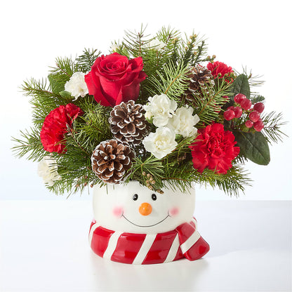 Jolly Snowman Bouquet –  Bush Flower Shop, North Augusta SC