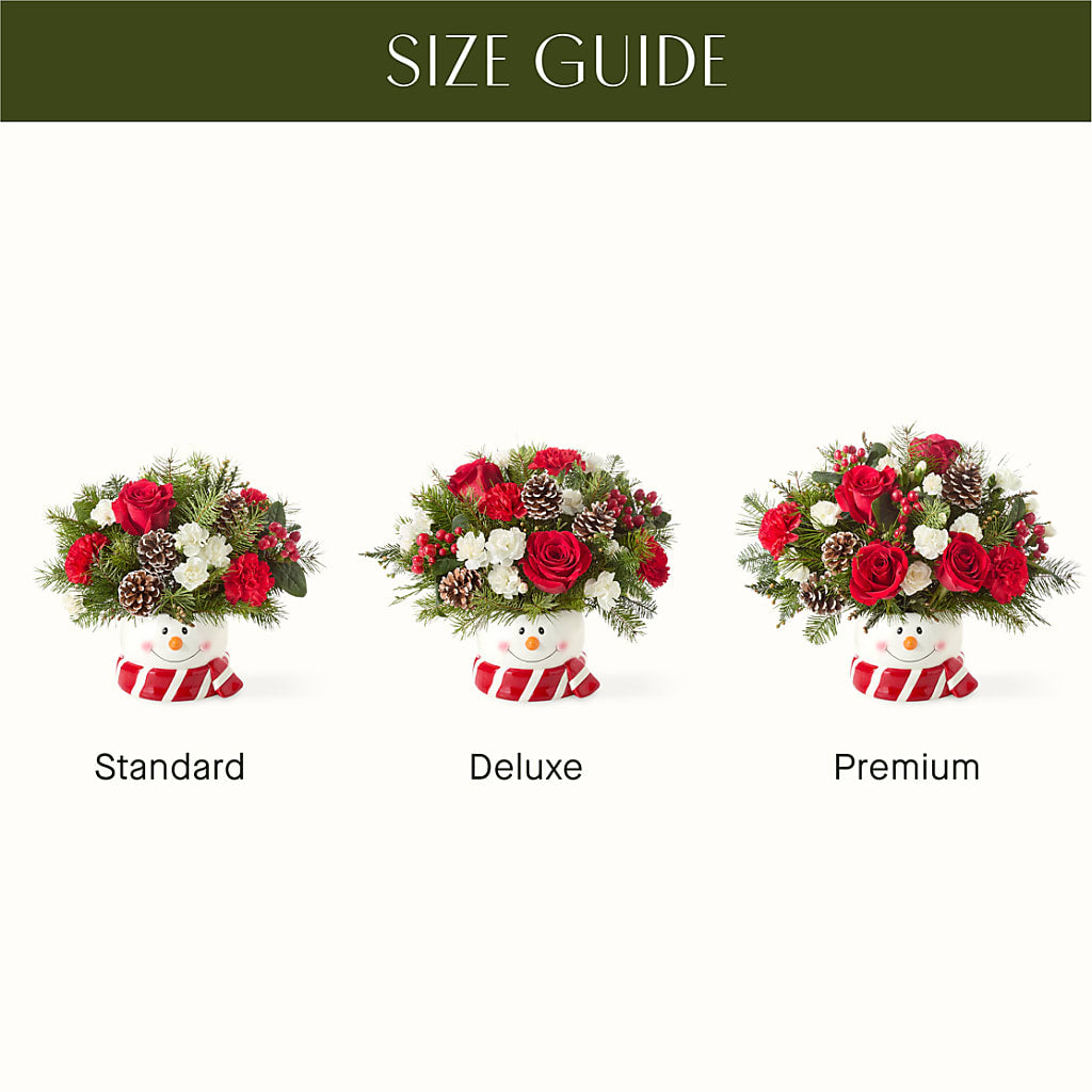 Jolly Snowman Bouquet –  Bush Flower Shop, North Augusta SC