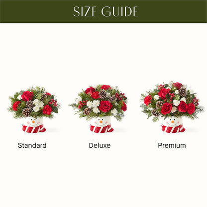 Jolly Snowman Bouquet –  Bush Flower Shop, North Augusta SC