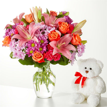 One and Only Bouquet and Bear Bundle –  Bush Flower Shop, North Augusta SC