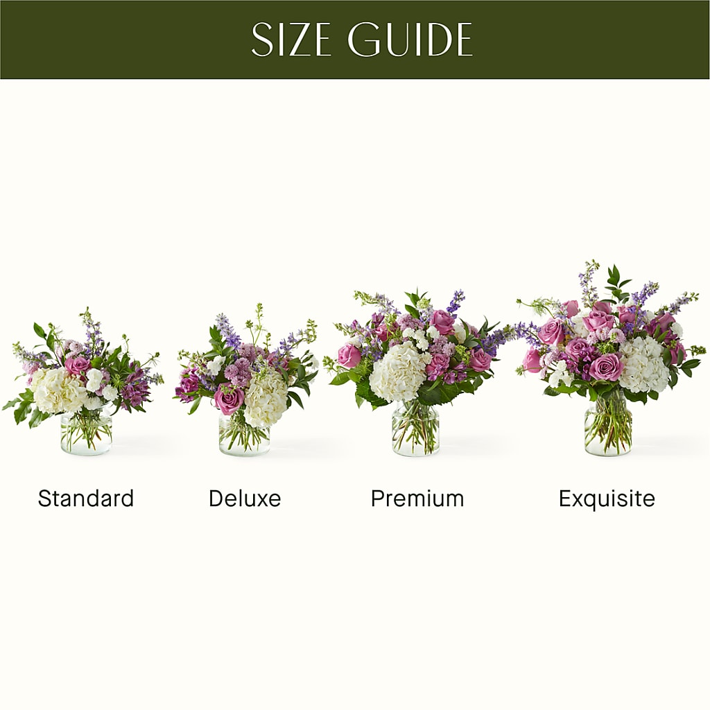 Violet Caress Bouquet –  Bush Flower Shop, North Augusta SC