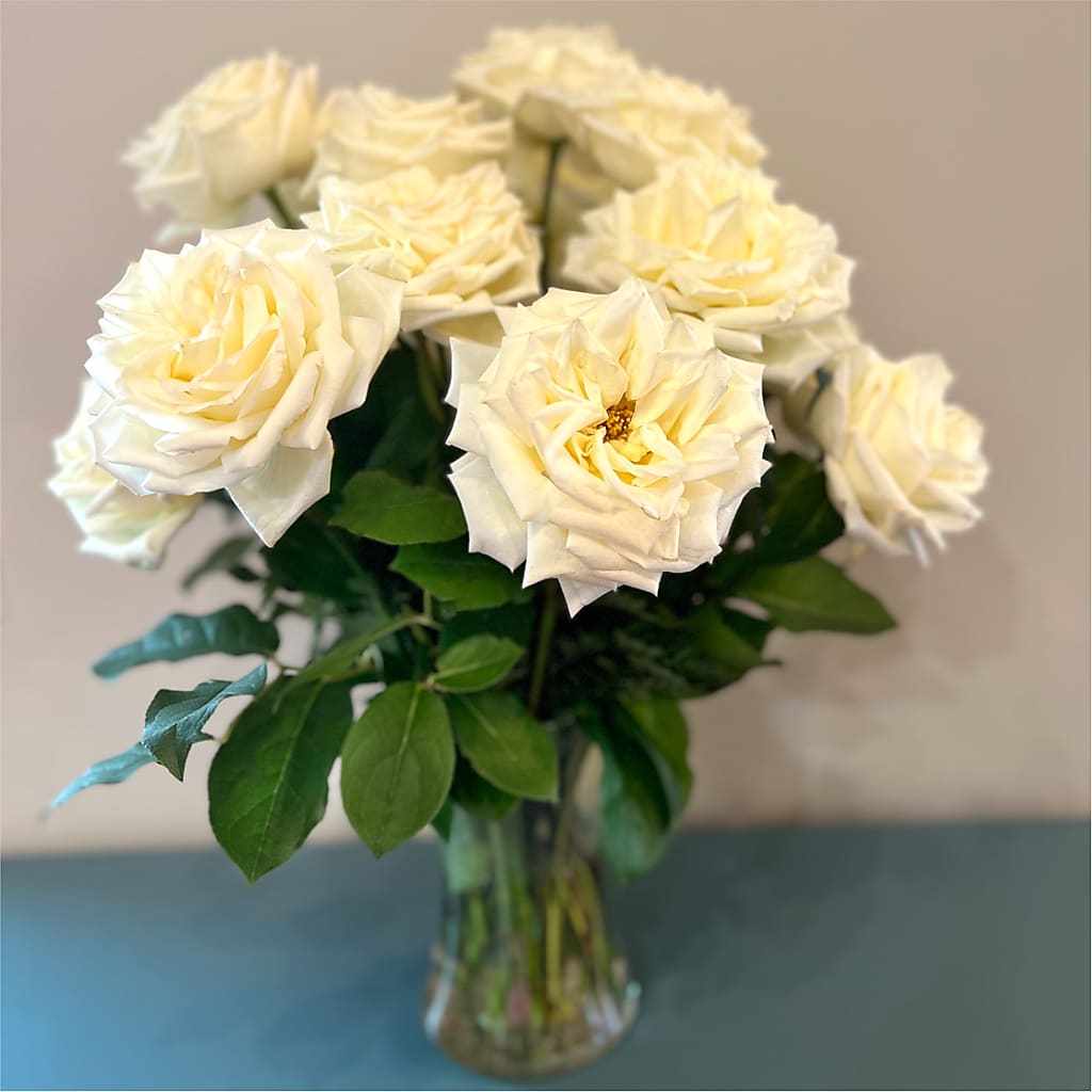 Long Stem Yellow Rose Bouquet –  Bush Flower Shop, North Augusta SC