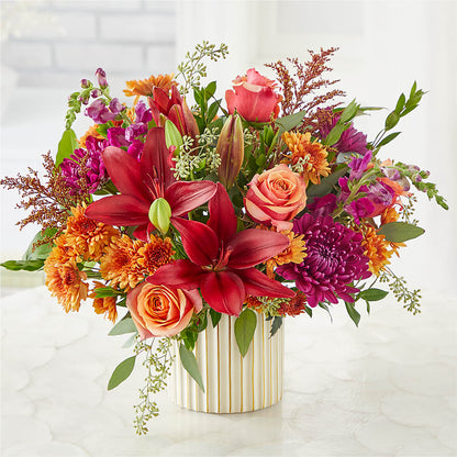 Burgundy Landscape Bouquet –  Bush Flower Shop, North Augusta SC