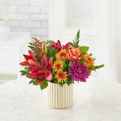 Burgundy Landscape Bouquet –  Bush Flower Shop, North Augusta SC