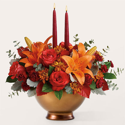 Fruits of Fall Centerpiece –  Bush Flower Shop, North Augusta SC