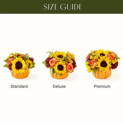 Golden Gourd Pumpkin Bouquet –  Bush Flower Shop, North Augusta SC