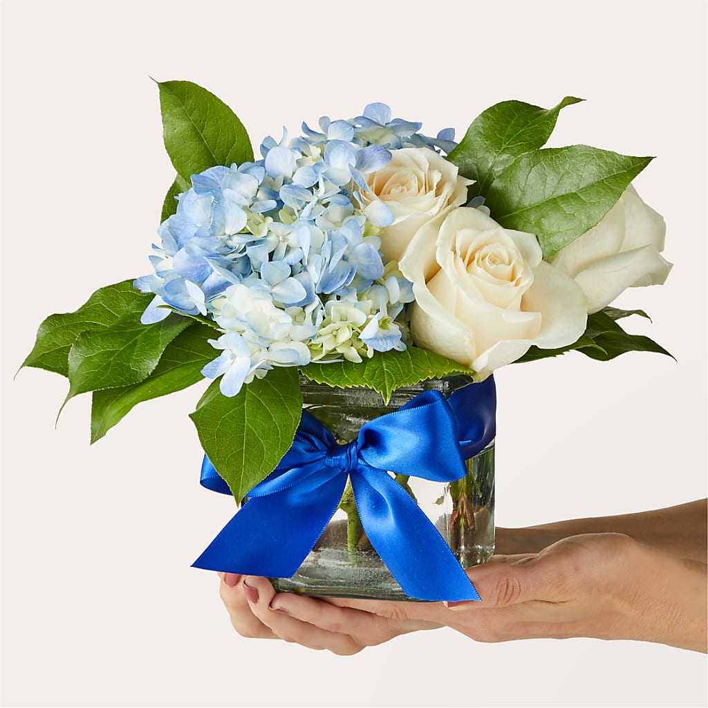 Sky Blue Delight Bouquet –  Bush Flower Shop, North Augusta SC
