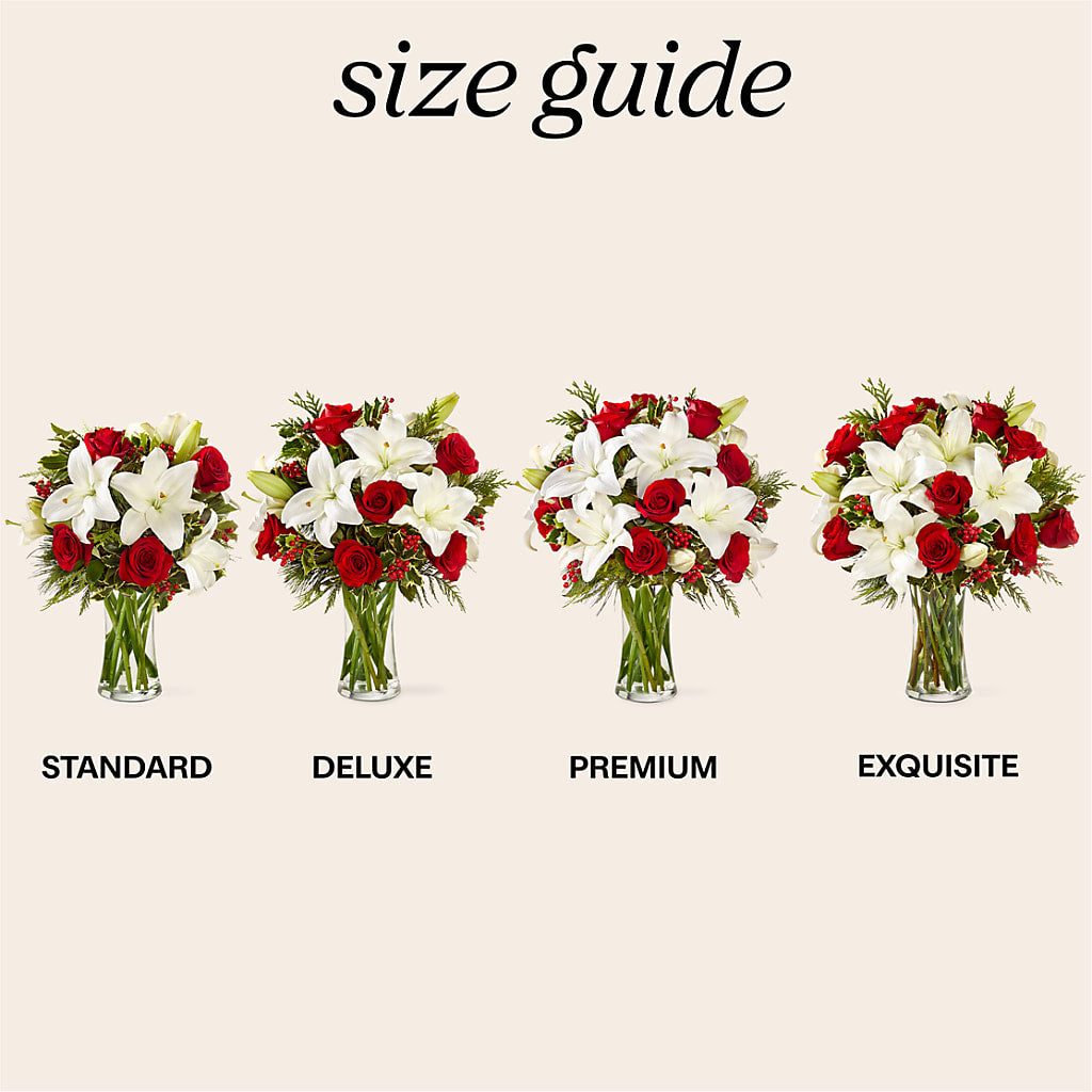 Sparkling Snowflakes Bouquet –  Bush Flower Shop, North Augusta SC