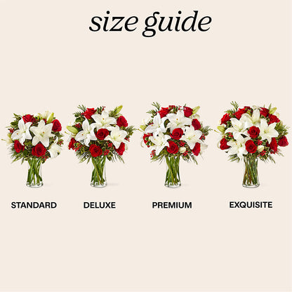 Sparkling Snowflakes Bouquet –  Bush Flower Shop, North Augusta SC