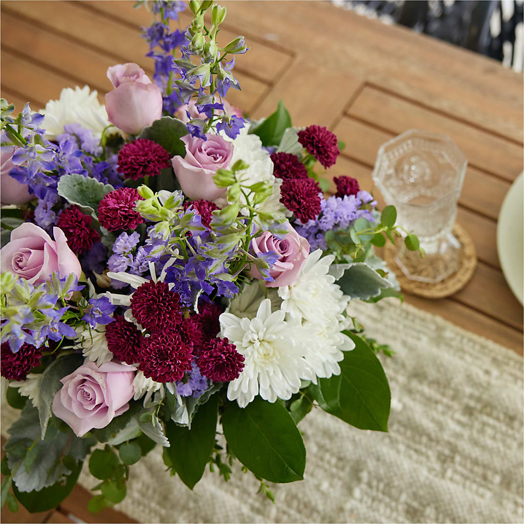 Violet Frost Bouquet –  Bush Flower Shop, North Augusta SC