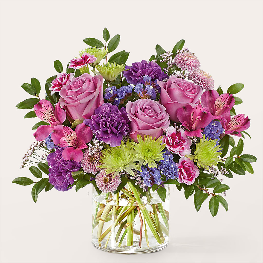 Glass Half Full Bouquet –  Bush Flower Shop, North Augusta SC