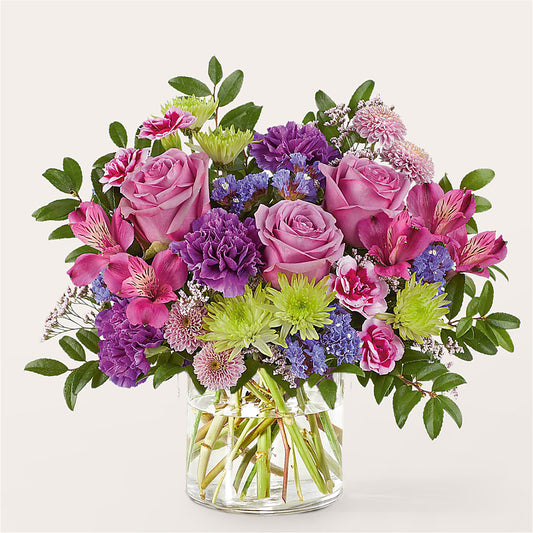 Glass Half Full Bouquet –  Bush Flower Shop, North Augusta SC
