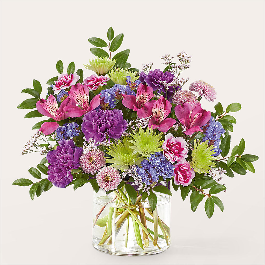 Glass Half Full Bouquet –  Bush Flower Shop, North Augusta SC
